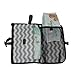 Baby Diaper Changing Station by NimNik, Fashionable Portable Table Pad Change Mat for Travel Home | Perfect Shower Present for Mom of Newborn Boys Girls