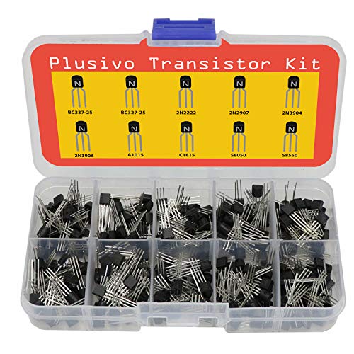 BJT Transistors Assortment Kit Set of 210 PNP and NPN Assorted