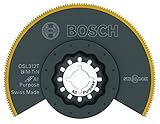 Bosch OSL312T Starlock Oscillating Multi Tool Titanium Bi-Metal Segmented Saw Blade, 3-1/2"