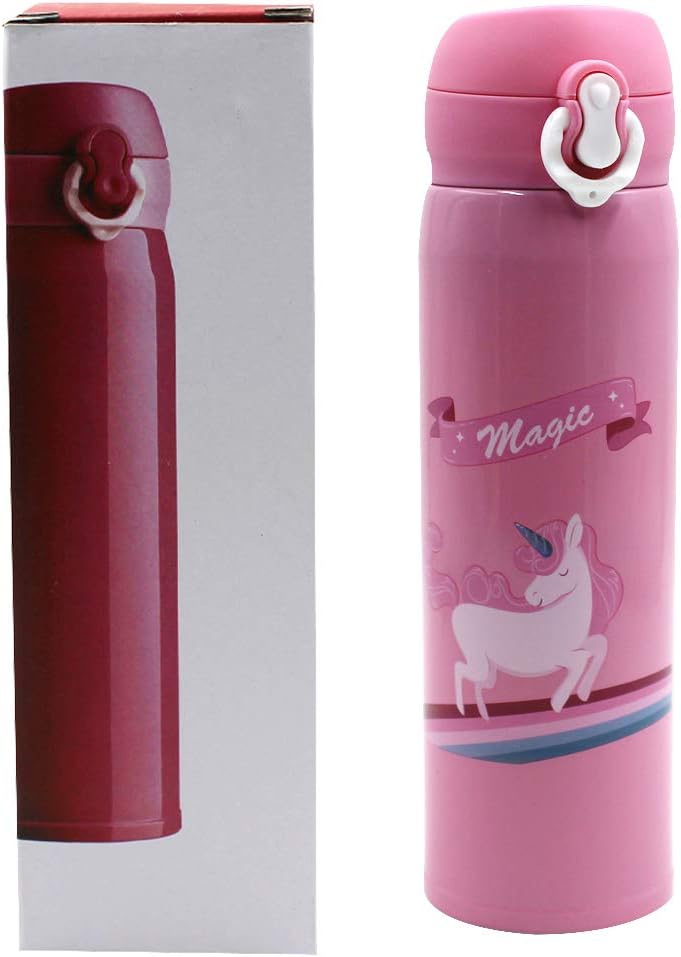 unicorn thermos water bottle
