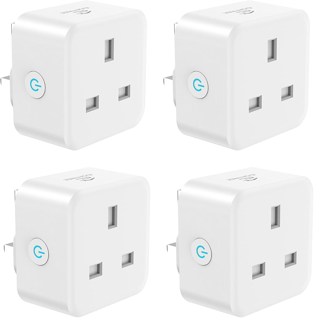 Eightree Smart Plug Energy Monitor Works with Alexa Google Home 13A Wi-Fi Timer