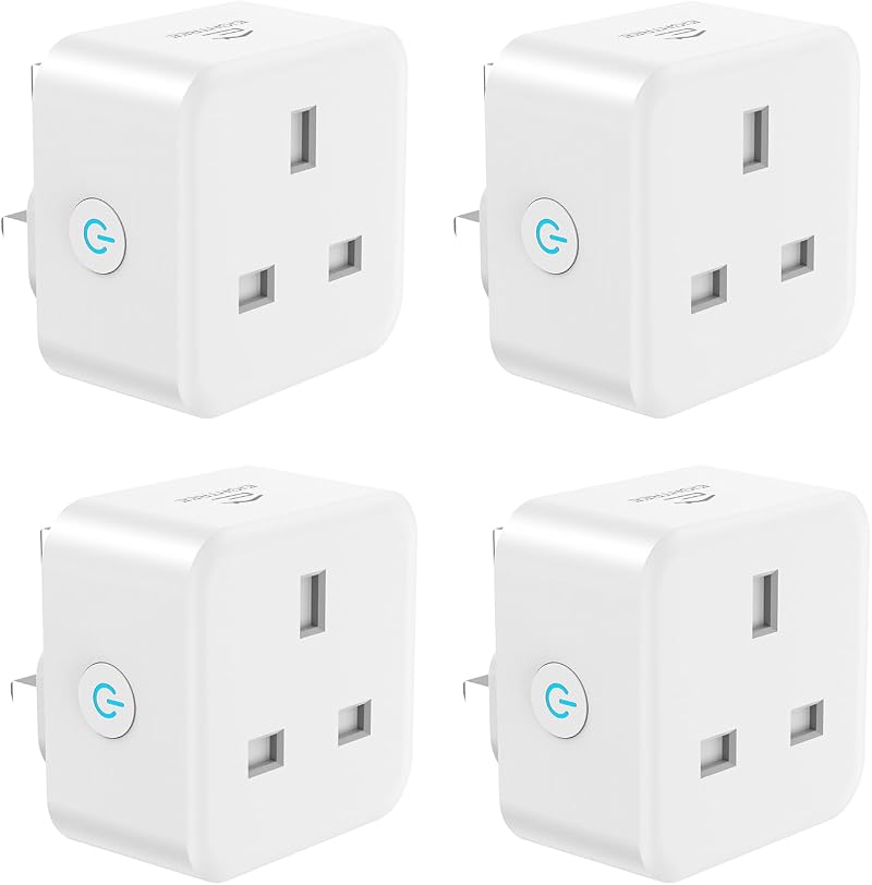 Eightree Smart Plug Energy Monitor Works with Alexa Google Home 13A Wi-Fi Timer