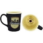 Americaware Kansas 18oz. Emblem Coffee Mug
