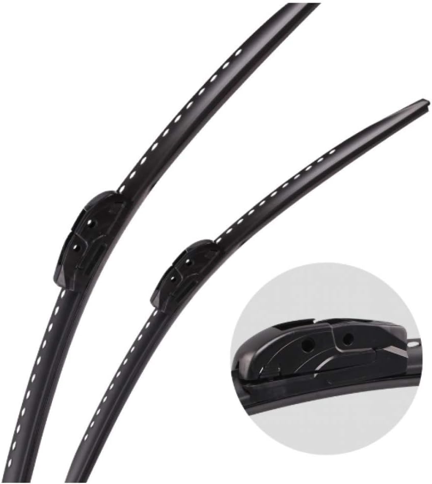 KDKDMSCDB Car wiper Car Windshield Wiper Blade,for Nissan Patrol Y60 /Y61/Y62 1987-2016 Fit Hook Arms18+18&20+20&24+19 Windscreen Wipers