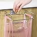 Beautyflier Hanging Garbage Bags Storage Rack Stainless Steel Trash Bag Holder Towel Gloves Hanger for Kitchen Cabinet Cupboard Drawer Back Door Hook