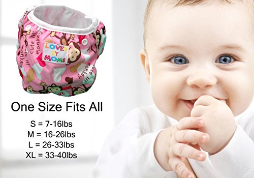 Reusable Swim Diaper - Potty Training Pants - Waterproof Diaper Cover