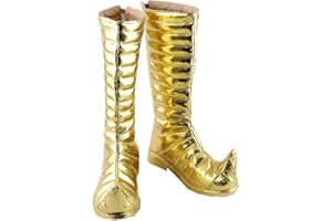 YUANPLATE Dio Boots Golden Cosplay Long Boots Halloween Christmas Costume Accessories