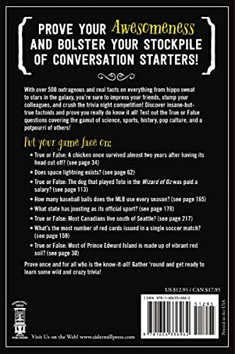 True Facts That Sound Like Bull$#*t: 500 Insane-But-True Facts That Will Shock and Impress Your Friends (1) (Mind-Blowing True Facts) True Facts That Sound Like Bull$#*t: 500 Insane-But-True Facts That Will Shock and Impress Your Friends (1) (Mind-Blowing True Facts) Paperback Kindle Audible Audiobook Hardcover Cards