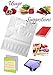 100 Extra Durable 2.5mil 12x15 Clear Merchandise bags Die Cut Handle-Semi-Glossy finish-Anti-Stretch. For Retail store plastic bags, Party favors, Handouts and more by Best Choice (Clear)