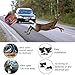 Katzco Save a Deer Whistle - Ultra Sonic Noise Inaudible for Human Only for Deer- Begins Working at 35 MPH- Powered by Wind Energy, Non-Electric- Value 4 Pack - Avoids Deer Collisions for Car