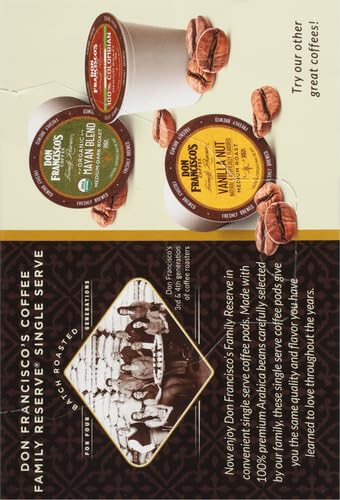 DON FRANCISCO’S HAZELNUT FLAVORED K-CUP, CINNAMON, 12 COUNT