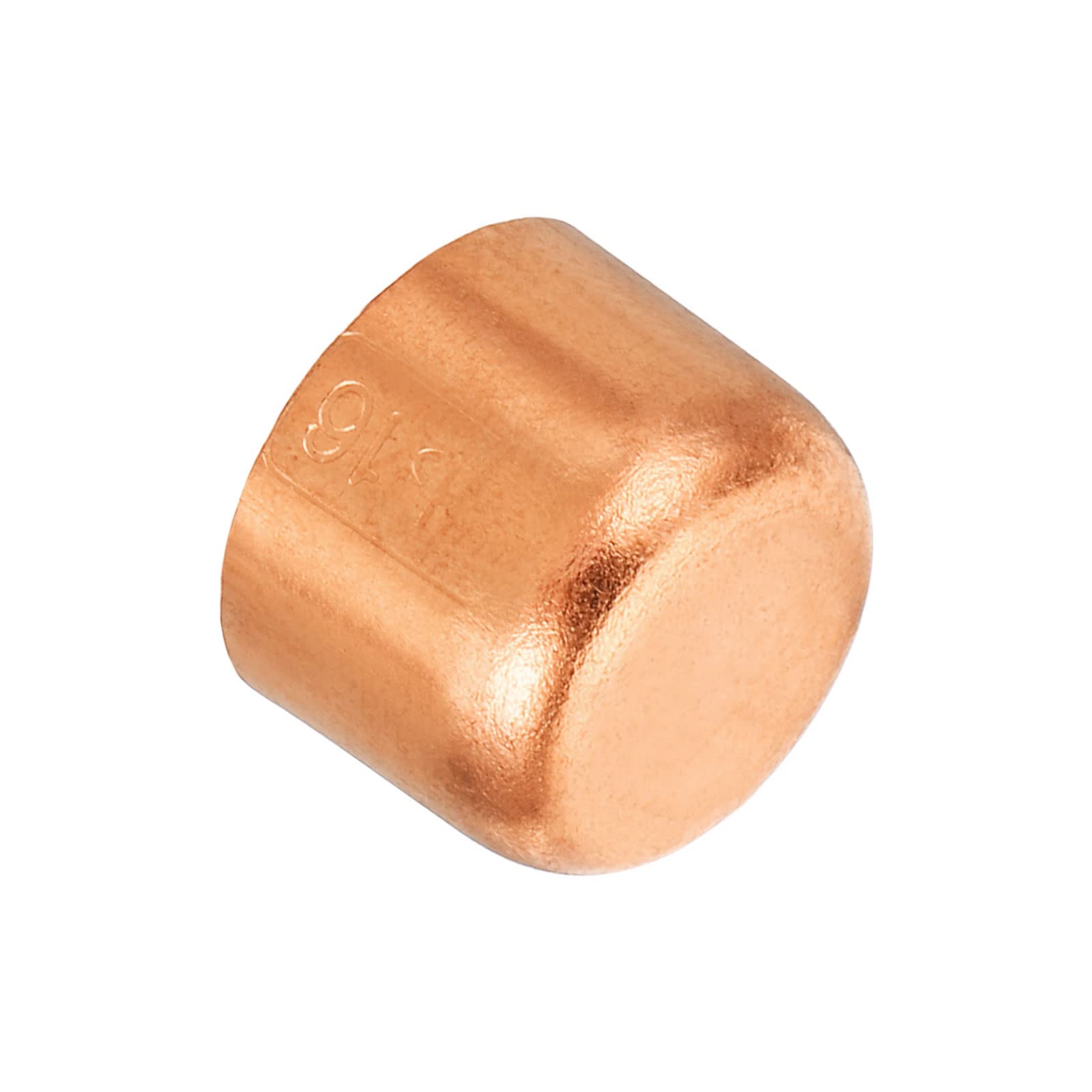 PATIKIL 5/8 Inch ID Copper Pipe End Cap, Copper Fitting Cap Sweat Plug Solder Connection for Plumbing HVAC Air Conditioner