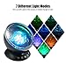 GLIME Remote Control Ocean Wave Projector Night Light 12 LED 7 Colors Built-in Mini Night Music Player Light 45 Degree Adjustable LED Star Lamp Projector Nightlight for Kids Bedrooms Living Room