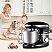 CHULUX Electric Stand Mixer, 1560W Tilt-Head Kitchen Electric Food Mixer, 6.5Qt Stainless steel Bowl, 6 Speed Control, Dough Hook, Whisk, Beater, Splash Guard, for Cake, Bread, Salad