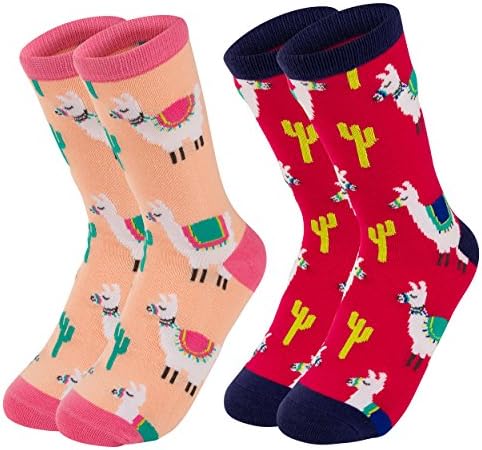 2-Pair Girls Crew Sock