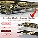 WEWILL 18'' Luxury Gold Christmas Stockings Shiny Bag for Kids, Family, Set of 3,Santa, Snowman, Reindeer