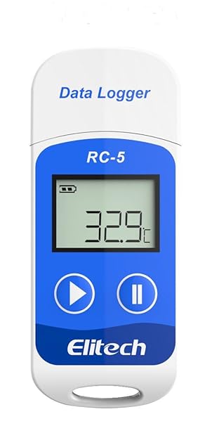 Therm USB-Temperatur Datenlogger Hohe Genauigkeit Datenlogger Temp Recorder 32000 Punkte Kapazität