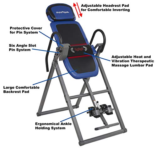 Innova ITM4800 Advanced Heat and Massage Therapeutic Inversion Table (Renewed)