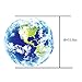 WANGZHIMING Removable 3D Luminous Blue Light Earth American Plate Pattern Self-Adhesive DIY Glowing Planets Wall Sticker for Kids' Room Nursery Living Room Home Decoraions