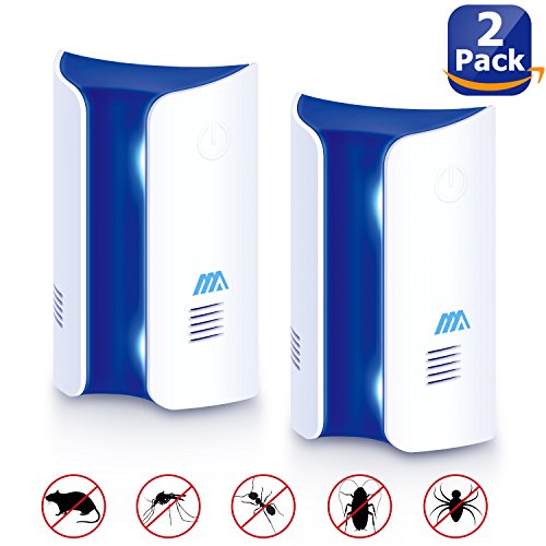 Adoric Life 2 Pack Ultrasonic Electromagnetic Pest Repellent, Pest Control Plug in Repeller Indoor for Mosquitoes, Mice, Rats, Roaches, Spiders, Rodents, Flies - Human & Pet Safe Pest Warrior Adoric Life 2 Pack Ultrasonic Electromagnetic Pest Repellent, Pest Control Plug in Repeller Indoor for Mosquitoes, Mice, Rats, Roaches, Spiders, Rodents, Flies - Human & Pet Safe Pest Warrior