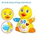 Musical Toys for 1 Year Olds, Flapping Yellow Duck Baby Toys Action Educational Learning and Walking Talking Dancing Toy Preschool Musical Toy Best Birthday Christmas Gift for Baby Toys 6 to 12 Months