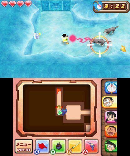 Amazon Com Doraemon Nobita No Nankyoku Kachikochi Daibouken 3ds Nintendo Japanese Import Video Games