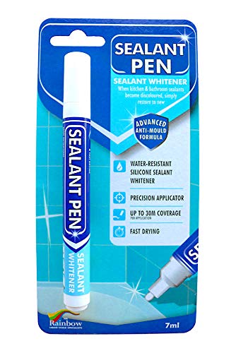 image for Sealant Pen - Silicone Caulk Whitener - White - Anti-Bacterial Mildew 