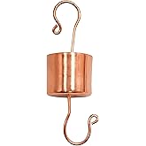 Monarch Abode Hanging Ant Moat for Hummingbird Feeders – Pure Copper Handcrafted Hanging Ant Guard, Humming Bird Feeder Accessory, Decorative Hummingbird Feeder for Outdoors Garden Patio Deck