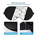 Natural Silk Eye Mask for Sleeping, Super Smooth Sleeping Mask for Women and Men-Fully Adjustable Strap