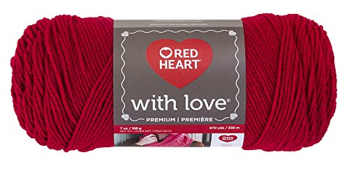 Red Heart With Love Yarn, Holly Berry