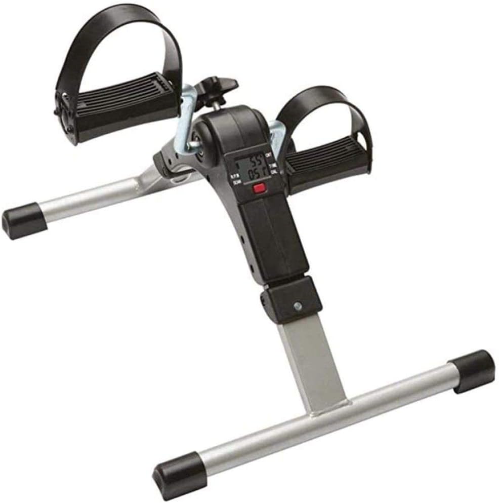 JING Mini Exercise Bike,Exercise Cycle/Bike,for The Handicapped - Disabled,Seated Exerciser Stationary Pedal Bike For Legs And Arms Cycling With LCD Monitor