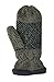 Bruceriver Women Snowflake Knit Mittens with Warm Thinsulate Fleece Lining (Taupe Grey, L)