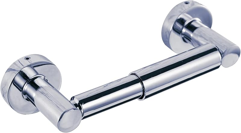 YUET Stainless Steel Toilet Roll Holder Wall Mount Spring Loaded Tissue Stand
