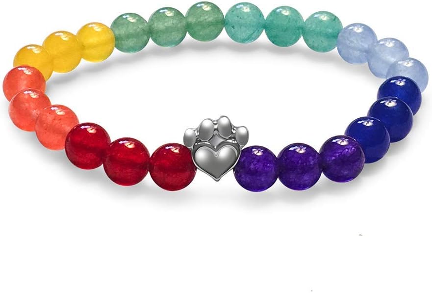 Help For Paws™ Rainbow Bridge Memory Bracelet For Pet Memorial / Pet Loss