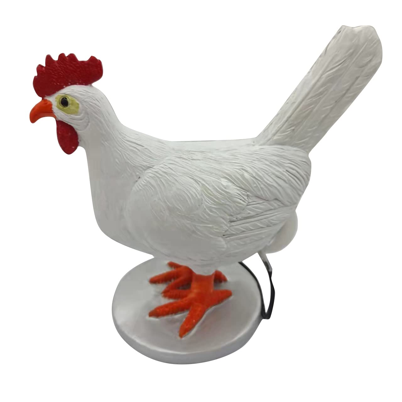Opuorcy Egg Lamp Resin Chicken Egg Lamp Table Lamp Light 3D LED Hen Laying Eggs Night Lights for Bedroom Living