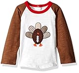 Mud Pie Boys' ' Raglan T-Shirt, Turkey, 12-18 Months