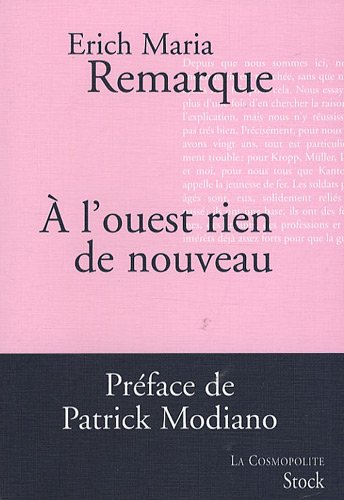 À l'ouest rien de nouveau