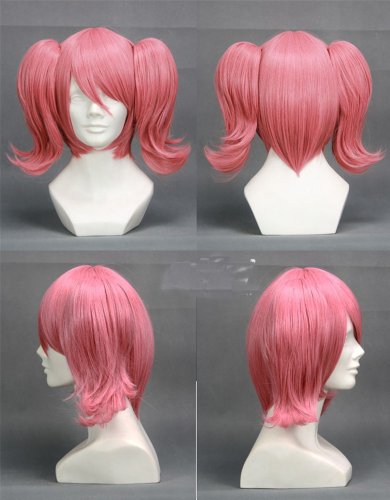 Tengs 18 Pink Cosplay Wig with 2 PonyTails -- Inu x Boku SS Roromiya Karuta by Tengs