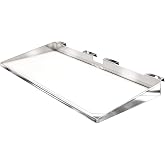 Magma A10-902 Marine Grill Serving Tray, 9" x 18" or Larger Grill | For Magma 9" x 18" or Larger Grill Surface | Stainless Steel and HPDE Grill Tray |BBQ Accessory | Portable Grill Accessory
