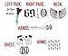 BONUS PACK: Tekashi 6Ix9Ine Temporary Tattoos | Includes FACE, ARM, CHEST and STOMACH tattoos | LIFE-SIZE | Over 30 Tattoos