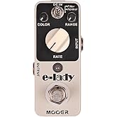 MOOER E-lady Analog Flanger Pedal, Classic Analog Flanger Sound | Filter Mode, Oscillator Effects, True Bypass Switch, 2 Working Modes - Normal/Filter
