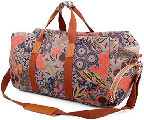 Gimay Weekend Travel Bag Women Overnight Duffle Canvas Tote Bags … (Vintage Brown) 2 Gimay Weekend Travel Bag Women Overnight Duffle Canvas Tote Bags … (Vintage Brown)