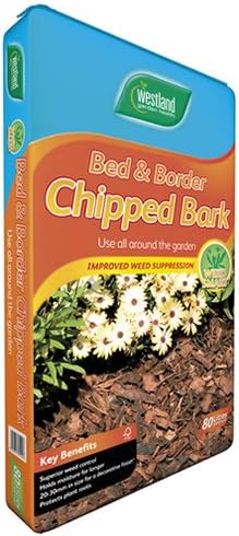Westland Bed & Border Chipped Bark 70L Weed Suppression Mulch