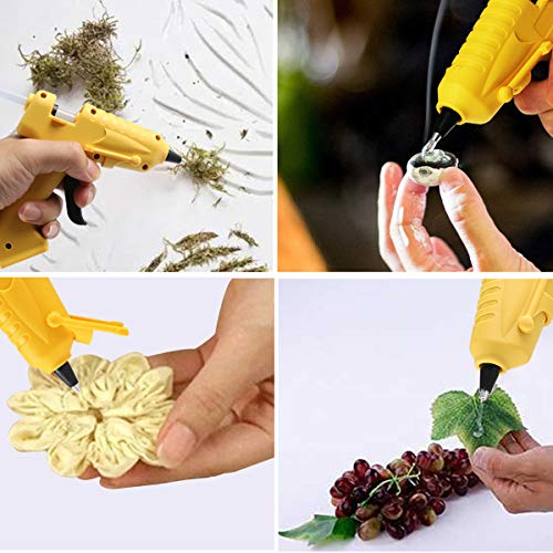 Hot Glue Gun Cordless with 20pcs Glue Sticks（7mm X 150mm）,Recharge Portable USB Mini Glue Gun Kit for DIY,Craft, Arts & Home and Quick Repairs - Thumbnail 5