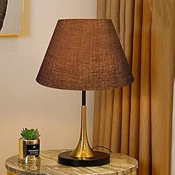 ALUCSET Medium Lamp Shade, Barrel Fabric Lampshade