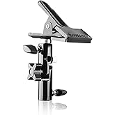 EMART Photography Reflector Holder for Light Stand, Photo Video Studio 5/8" Heavy Duty Metal Clamp Holder, Light Stand Clip M