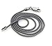1.6mm Sterling Silver Antiqued Popcorn Chain Necklace or Bracelet 24