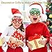 Frienda 12 Pcs Christmas Glasses Frame Christmas Tree Glasses Christmas Costume Eyeglasses Creative Funny Eyewear for Xmas Favors