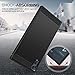 Sony Xperia XZ/XZs Case, MoKo Flexible TPU Bumper Slim Fit Case Carbon Fiber Design Lightweight Shockproof Back Cover for Sony Xperia XZ (2016) / XZs (2017) 5.2 Inch, Black