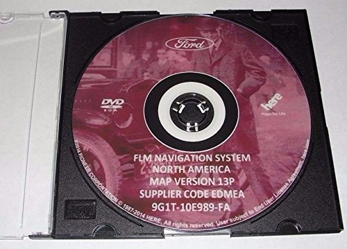 Latest Update for FORD LINCOLN MERCURY NAVIGATION SYSTEM GPS 2015 NEW MAP UPDATE DVD CD 13P 2006 2007 2008 2009